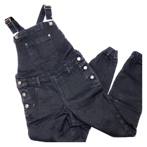 Crazy 8 Other - Crazy 8 Black Elastic Ankle Overalls